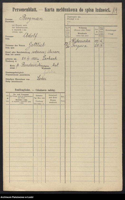 image.from.unit.number "[Spis ludności Łodzi] Berginda - Berkowicz"