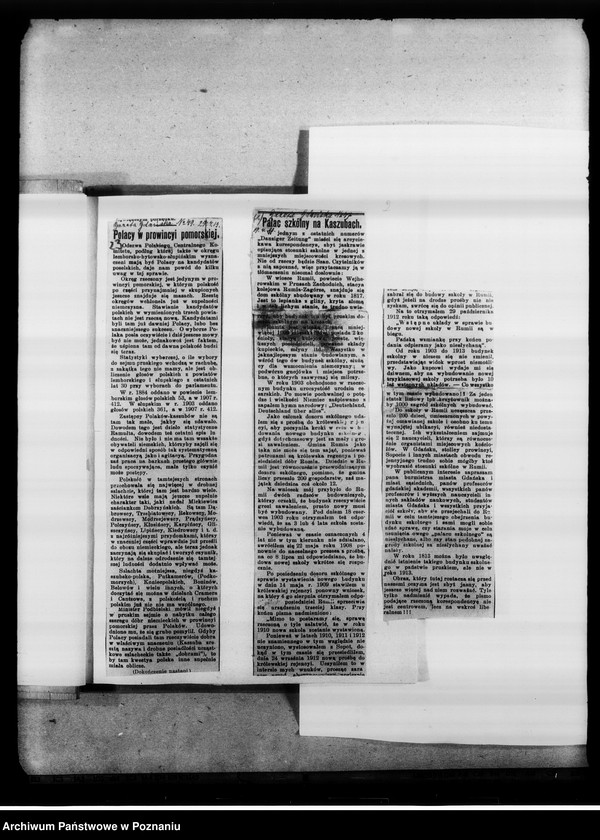 Obraz 6 z jednostki "Kaszuby i Mazury [wycinki prasowe] oraz spis miejscowości sporządzony przez ks. W. Barczewskiego do wydawnictwa "Geografia Polskiej Warmii"."