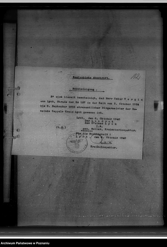 Obraz 16 z jednostki "Bewerbungen um Kinsatz im staatlichen und kommunalen Dienst"