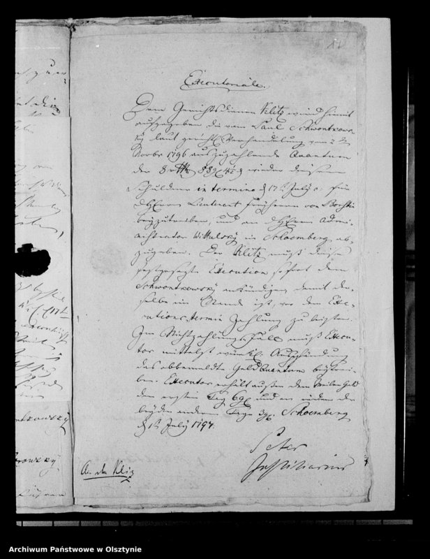 Obraz 17 z jednostki "Lt. Frh. von Borstin contra Instmann M. Świątkowski"