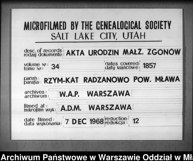image.from.unit.number "Akta urodzeń, małżeństw i zgonów"