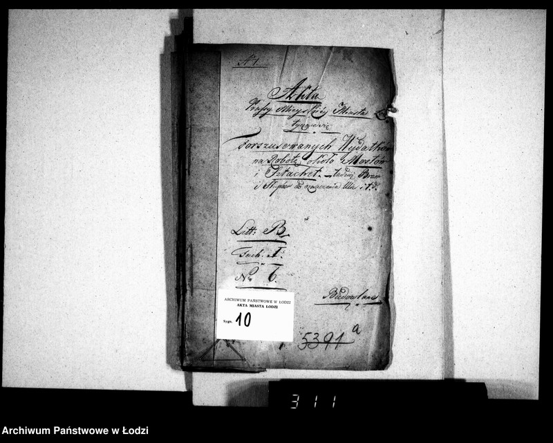 Obraz 4 z jednostki "Akta tyczące się forszusowanych wydatków na robotę około mostów i sztachet tudzież bram i słupów do oznaczania ulic itp."