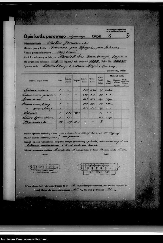 Obraz 7 z jednostki "Majętność Braniewo powiat wyrzyski Wł. Januszewskiego nr woj. kotła 5589"