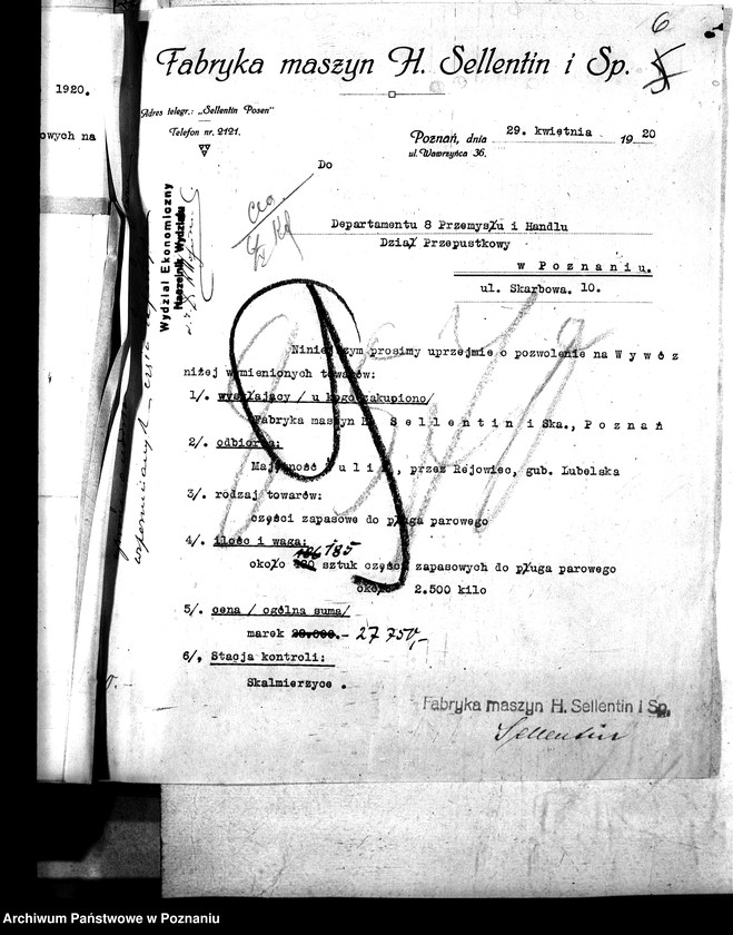 Obraz 11 z jednostki "Przepustki, wywóz maszyn rolniczych - ogólne"