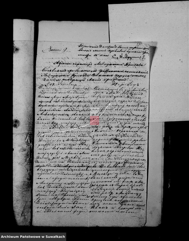 image.from.unit.number "Dokumenty Kasajuščiesja k Aktom Brakosočetavsichsja Prichoda Serejskago Rimsko Katoličeskogo za 1871 god"