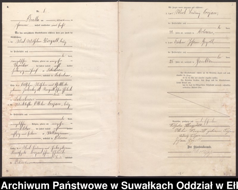 image.from.unit.number "Heirats-Haupt-Register des Königlichen Preussischen Standes-Amtes Bialla Kreis Johannisburg"