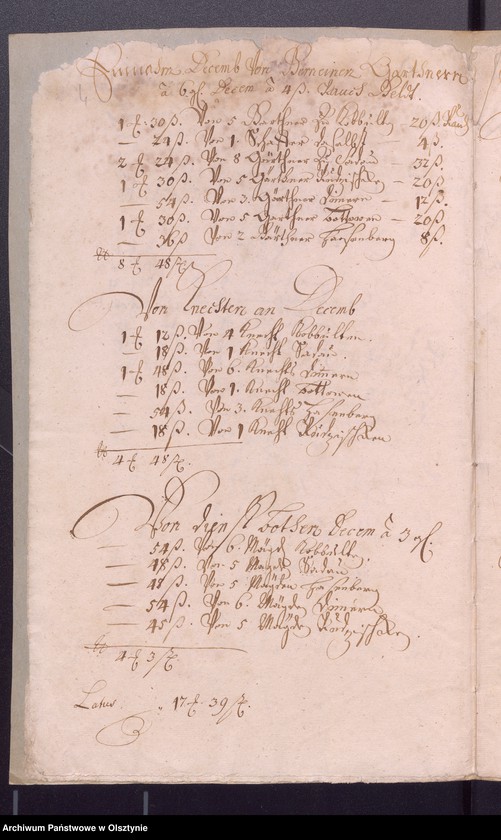 image.from.unit.number "Kobultensche Kirchen Rechnungaller Einnahme und Ausgabe Geld"