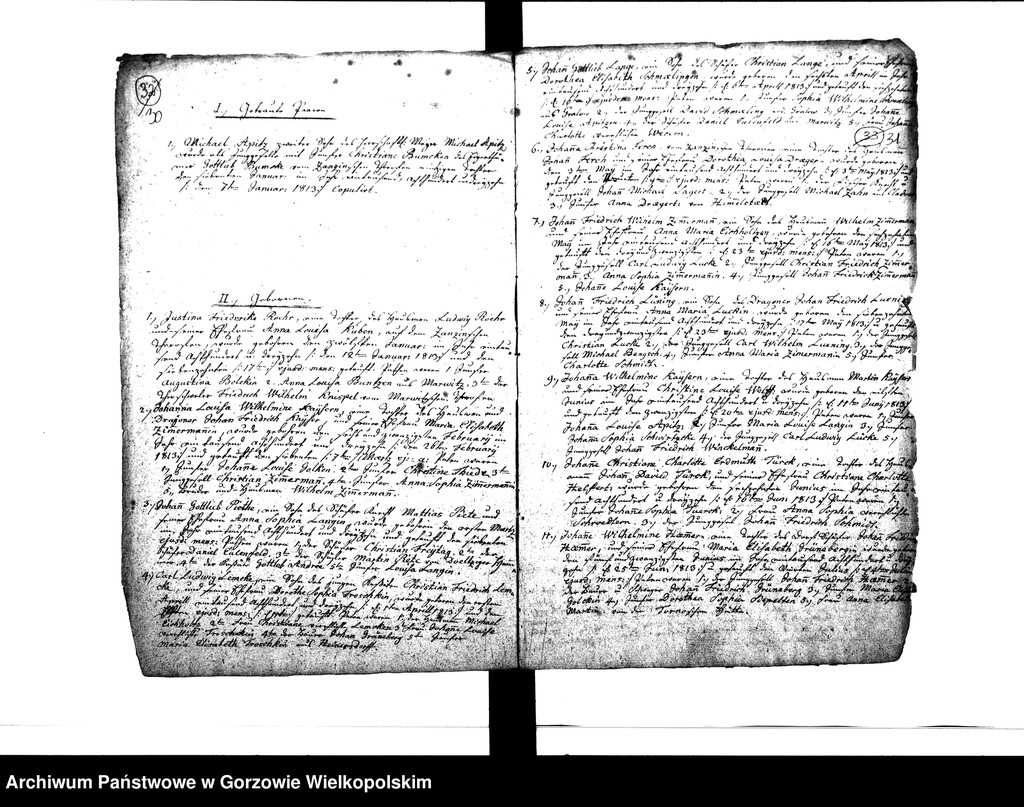 image.from.unit.number "Duplikate der Kirchenbücher von der Parochie Beyersdorf: Beyersdorf (Baczyna), Zanzin (Santocko), Loppow (Łupowo), Neuendorf (Chróścik)"