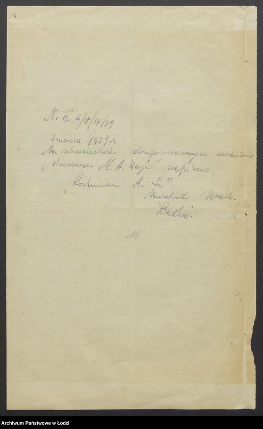 Obraz 6 z jednostki "Izaak Kantorowicz i s-ka – dzierżawca A. Sz. Kochman, Łask – młyn parowy"