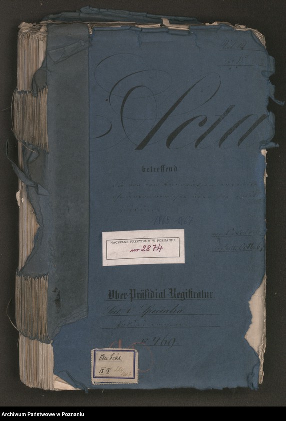 Obraz 2 z jednostki "Die von den Landräten erstatteten Quartalberichte über die politischien Zustände."