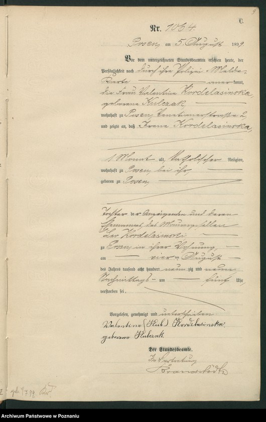 Obraz 12 z jednostki "Księga zgonów t. III"