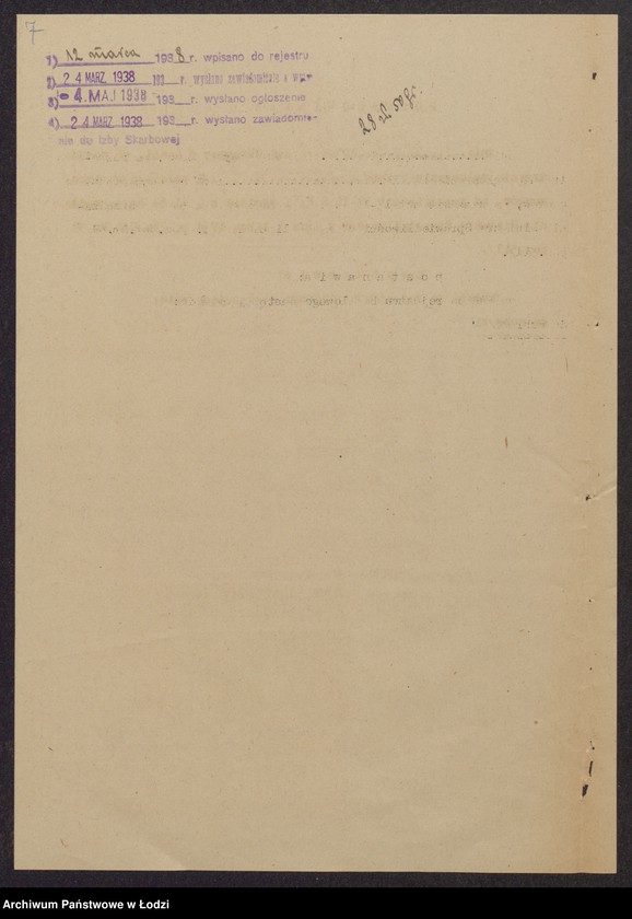 Obraz 9 z jednostki "Eszet- Mojżesz Srebnik, Chaja Zelman- wyrób i sprzedaż towarów włókienniczych"