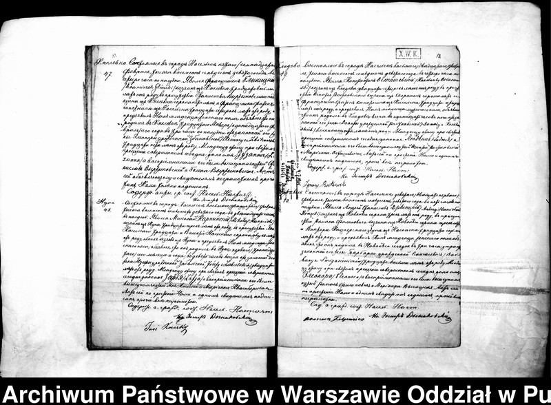 Obraz 16 z jednostki "Akta urodzeń, małżeństw i zgonów"