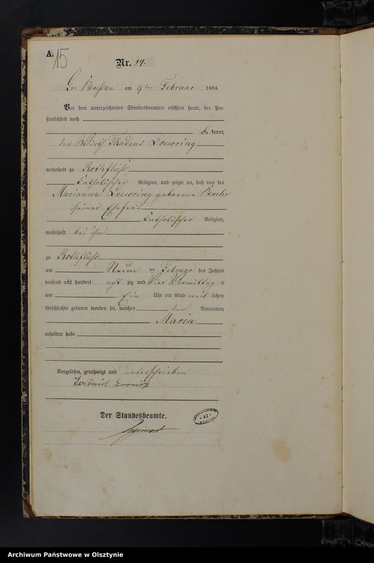 image.from.unit.number "Geburts-Haupt-Register Nr 1 - 127"