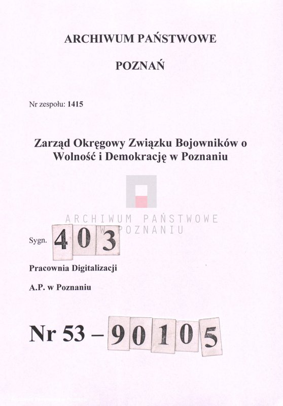 Obraz 1 z jednostki "Życiorysy powstańców wielkopolskich: D - tom l /Dajerling Feliks - Dłużak Jan/."