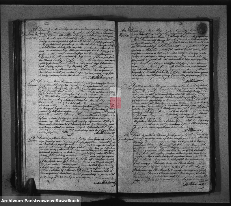 image.from.unit.number "Duplikat Aktów Urodzonych Zaślubionych i Zeszłych Urzędnika Stanu Cywilnego Parafij Filipowskiey z Roku 1834-go"
