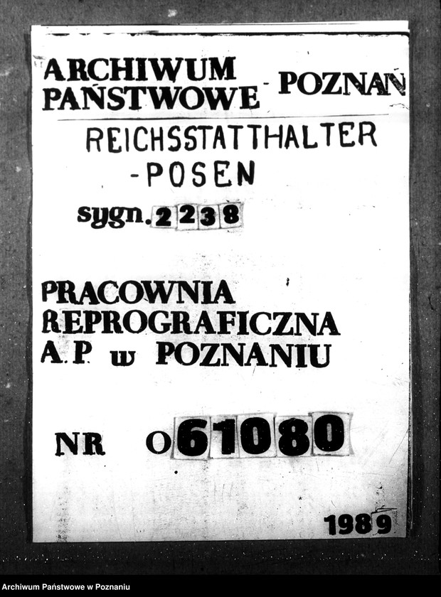 Obraz 1 z jednostki "Einführung jugendwohlfahrtrechtlicher Bestimmungen in den Ostgebieten"