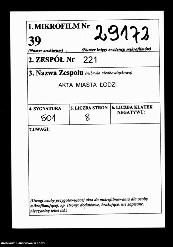 Obraz 2 z jednostki "Książka tkacza Joachima Millera zamieszkałego przy ul. Nadrzecznej 80"