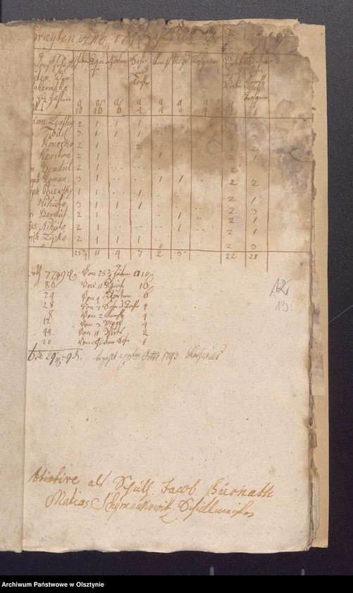 image.from.unit.number "Beläge zur Einnahme der Passenheimschen Kirchen Rechnung"