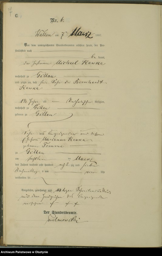 image.from.unit.number "Sterbe-Haupt-Register Nr 1 - 33"