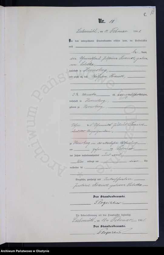 image.from.unit.number "Sterbe-Neben-Register Nr 1 - 62"