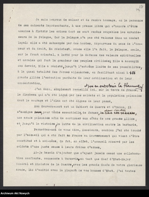 image.from.unit.number "Działalność polityczna i wojskowa Władysława Sikorskiego jako premiera Rządu RP na emigracji i Naczelnego Wodza. T. I. Program nowego rządu. Kontakty z rządami państw alianckich. Odezwy, oświadczenia, instrukcja, komunikat, sprawozdanie."