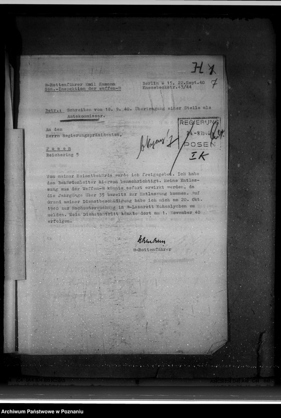 Obraz 12 z jednostki "Bewerbungen um Anstellung im Beamtendienst"