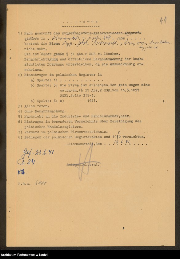 Obraz 13 z jednostki "Szyja Jakób Berkenwald – pracownia haftów i bielizny"