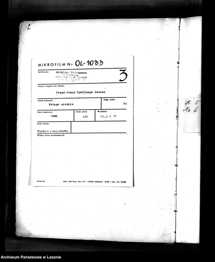 Obraz 2 z jednostki "[Księga urodzeń]"