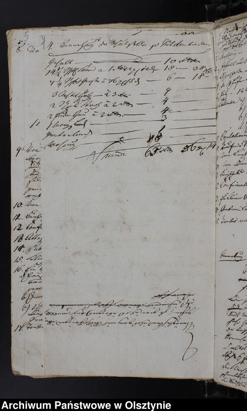 image.from.unit.number "Dienst Emolumenten u. Bonification-Tabelle u. Korrespondente"