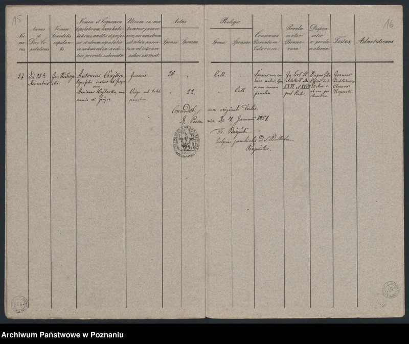 Obraz 10 z jednostki "Księga małżeństw"