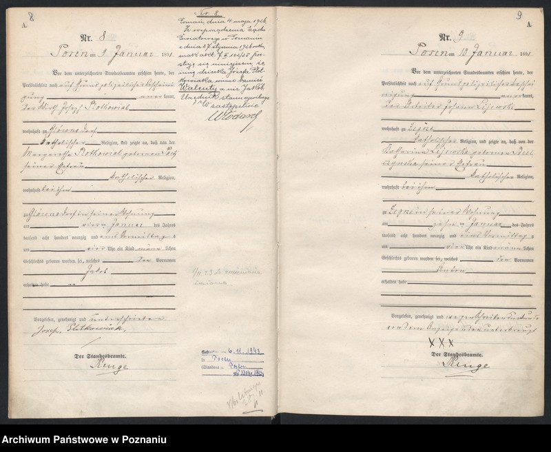 Obraz 7 z jednostki "Księga urodzeń t. I"