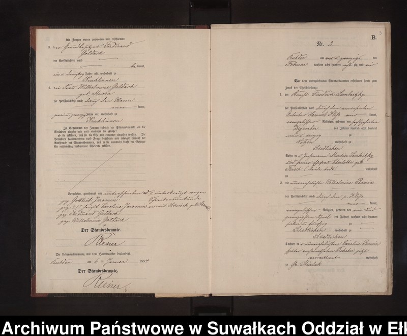 image.from.unit.number "Heiraths-Neben-Register des Preussischen Standes-Amtes Stasswinnen Kreis Loetzen"