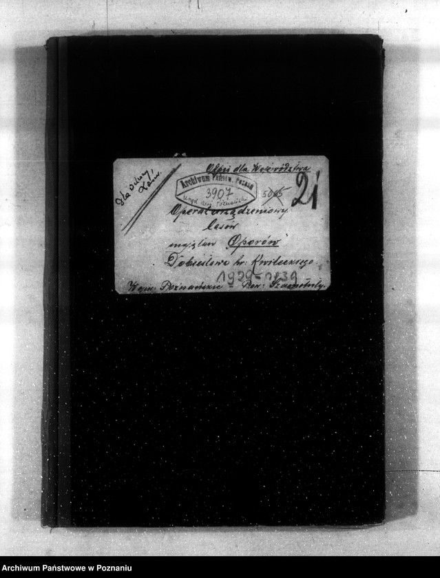 image.from.unit.number "Operat urządzeniowy lasów majątku Oporów powiat szamotulski 1929-1939"