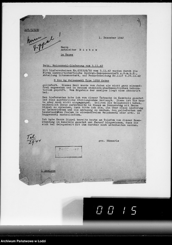 Obraz 13 z jednostki "Anordnungen, Umläufe und Schriftwechsel im Hause."