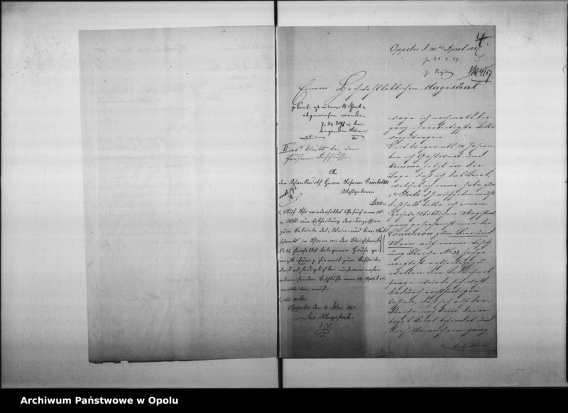 Obraz 9 z jednostki "Acta des Magistrats zu Oppeln betreffend den Gastwirtschaftsbetrieb im Hause No 32 Bleiche Vol: I"