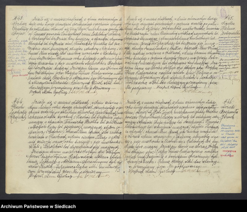 Obraz 15 z jednostki "Akta urodzeń, małżeństw, zgonów"