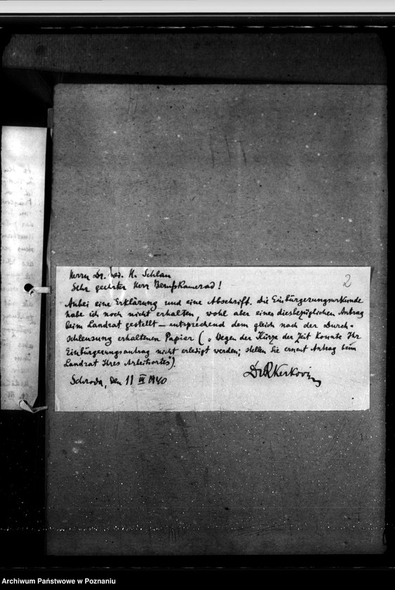 Obraz 6 z jednostki "Amtsärzte Kreis Schroda (Środa) - wyposażenie szpitali"