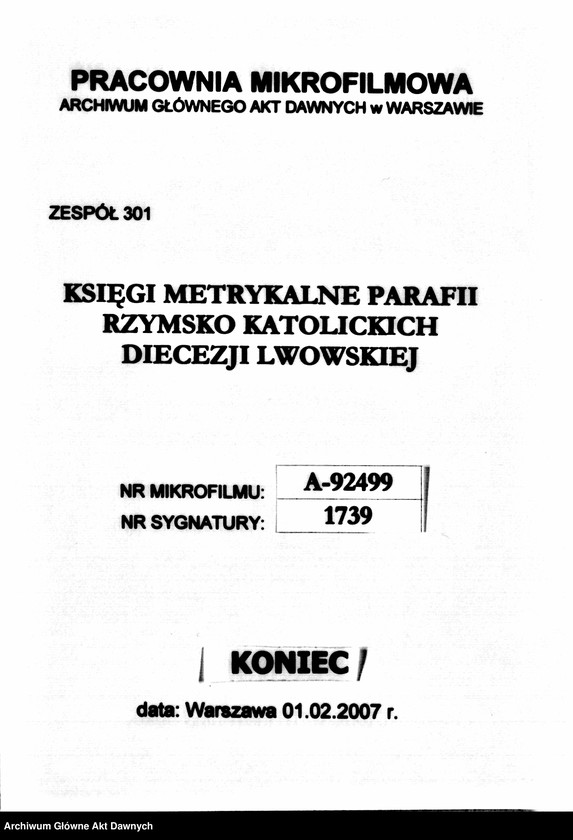 image.from.unit.number "Parafia: Borszczów. Dekanat: Borszczów. Kopie z ksiąg metrykalnych śl., zg. dla całej parafii (miasto Borszczów i wsie)."