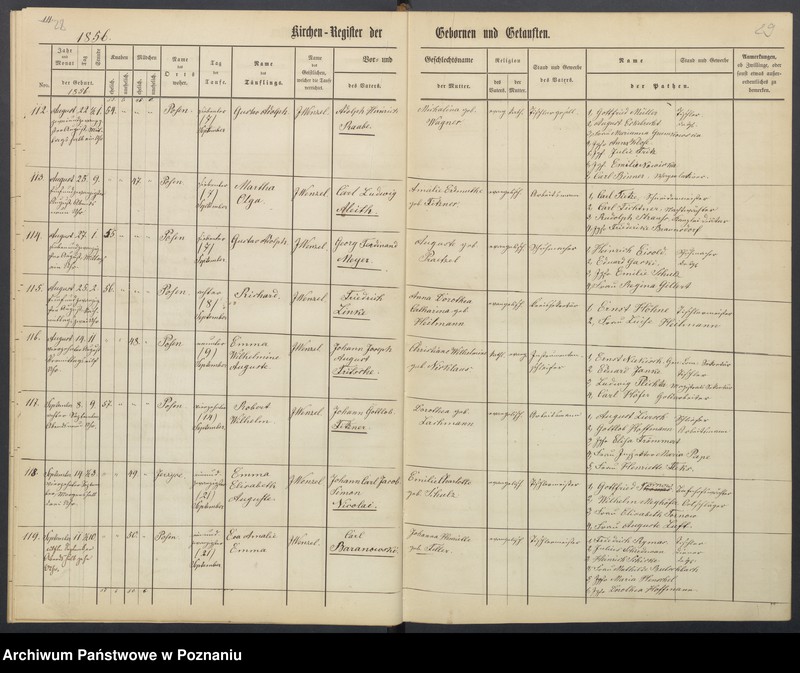 Obraz 17 z jednostki "[Akta urodzeń i chrztów, ślubów, zgonów]"