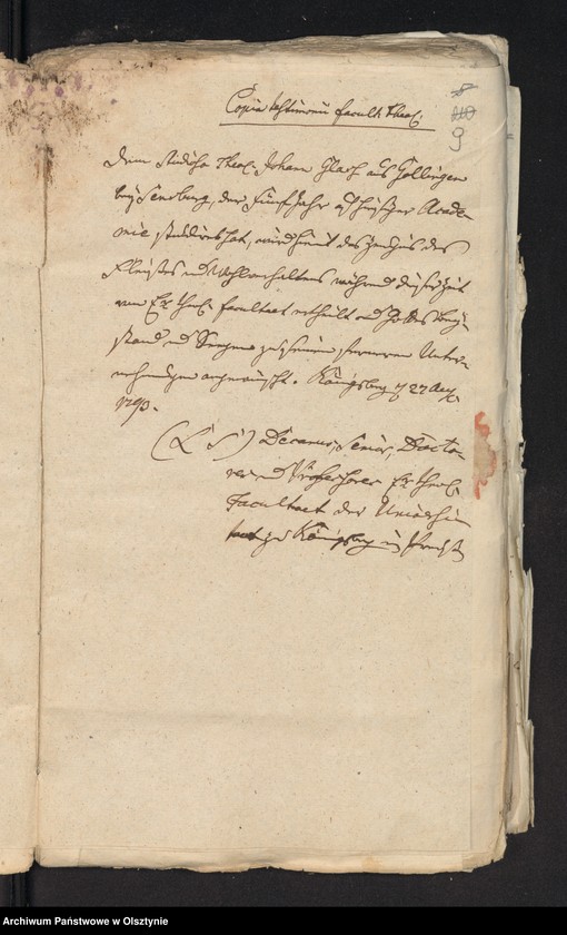 image.from.unit.number "Acta des Etats-Ministeriums zu Königsberg [Królewiec]. Die Catecheten Stelle in Malga [Małga]. Wegen der in Vorschlag gebrachten Einziehung"