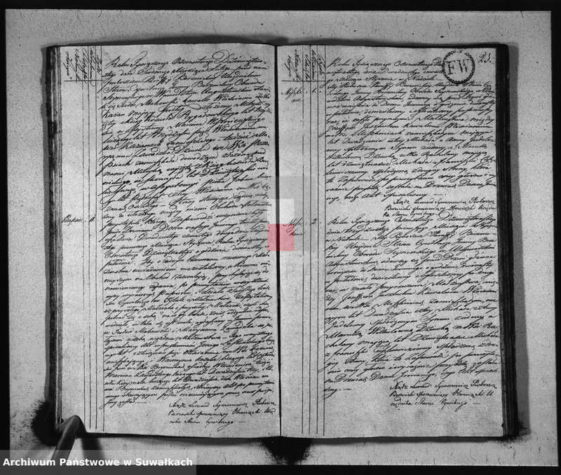 image.from.unit.number "Akta Zaślubionych od 1-o Mca Stycznia 1819. Gminy Berznickiey"