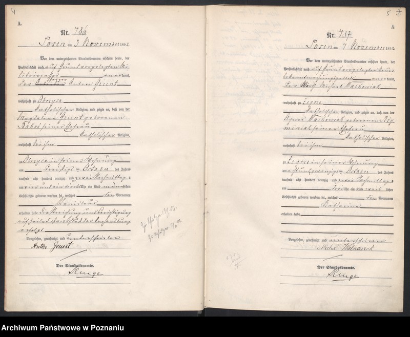 Obraz 5 z jednostki "Księga urodzeń t. II"