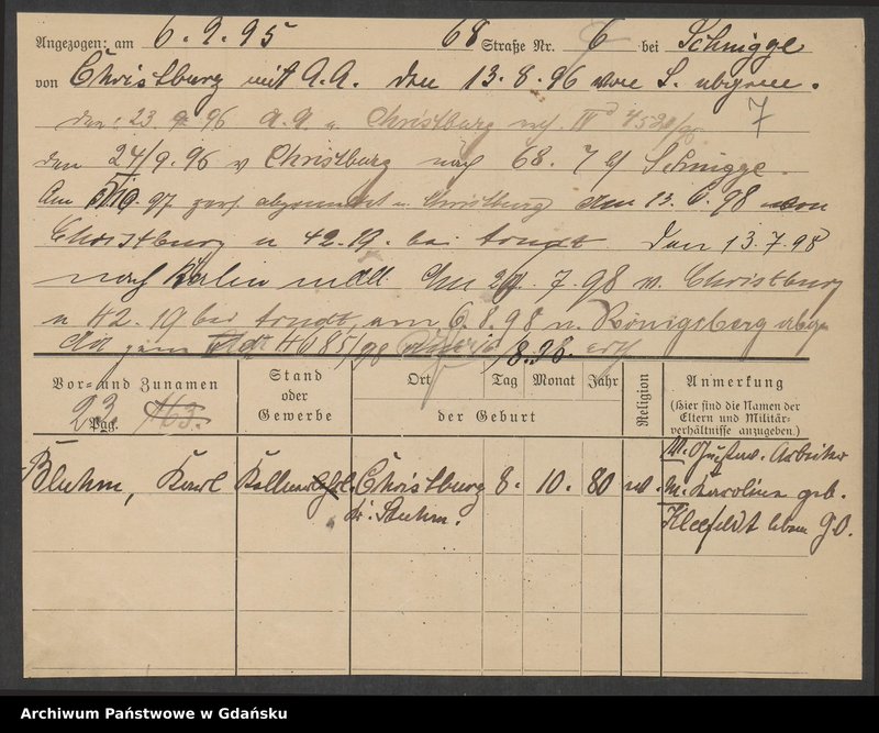 image.from.unit.number "Karty meldunkowe: Bluhm K. - Blumenthal"