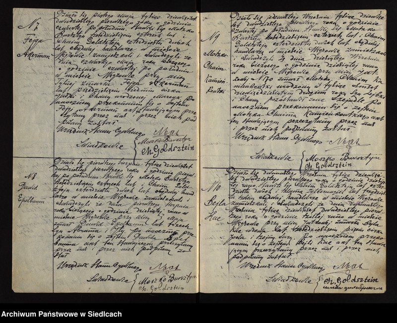 image.from.unit.number "Księga aktów zgonów wyznania mojżeszowego "