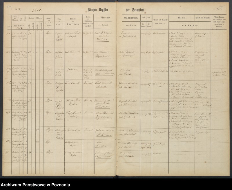 Obraz 15 z jednostki "Duplikat der Taufregister, Trauregister, Todtenregister"