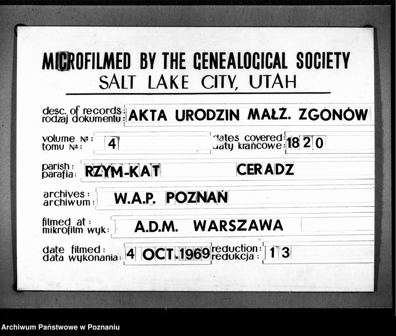 Obraz 1 z jednostki "Duplikat urodzonych, zaślubionych i zmarłych"