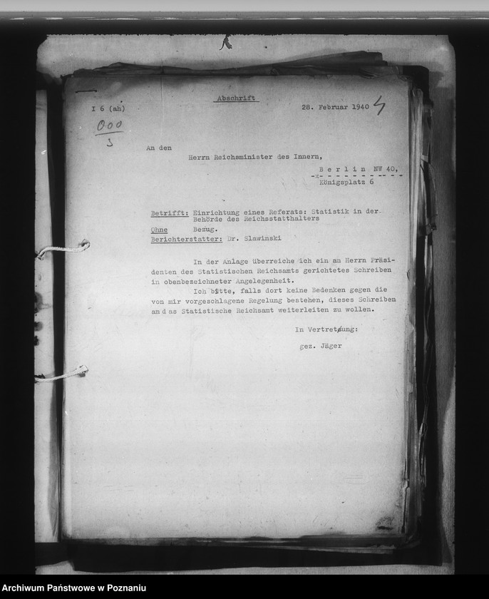 Obraz 8 z jednostki "Landeswirtschaft. Geschäftsverteilungsplan. Verwaltungskosten. Dienstreisen. Dienstkraftwagen"