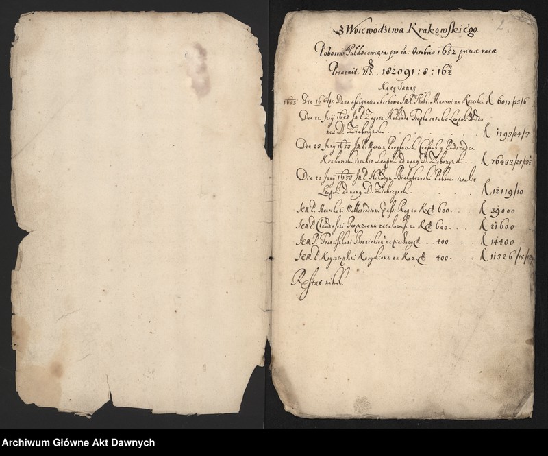 image.from.unit.number "Rozliczenie z różnych poborów z terenów całej Rzeczypospolitej."