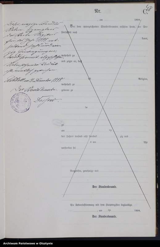 image.from.unit.number "Sterbe-Neben-Register Nr 1 - 46"